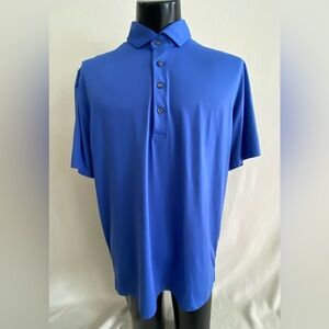 Greyson Golf Shirt Men’s xL Blue Performance Polo The Patriot Folds of Honor